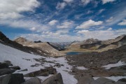 Goddard divide looking down on Martha lake